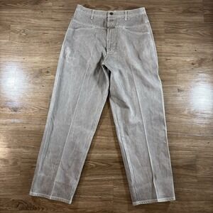 Marithe Francois Girbaud Brand X Charcoal Jeans Denim Straight Leg Size 32x31